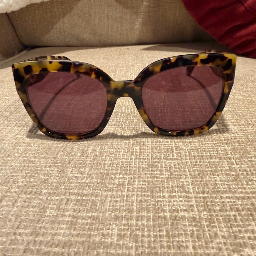 Longchamp Tortoiseshell Cat-Eye Sunglasses - Brown Lenses